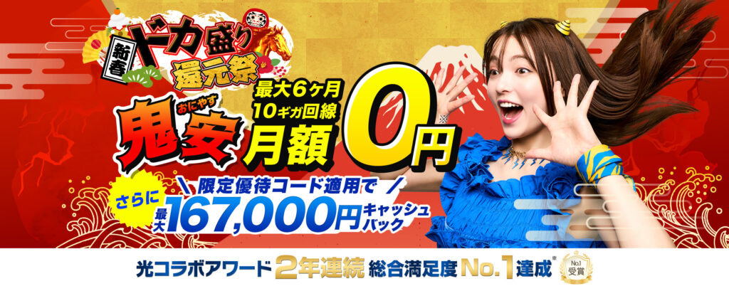 GMOとくとくBB光 トップ