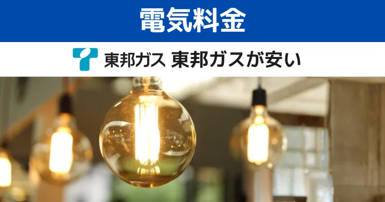 東邦ガス 中部電力ミライズ 比較 電気料金