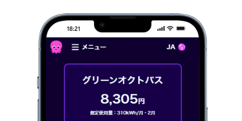 オクトパスエナジー キャンペーン 料金シミュレーション結果