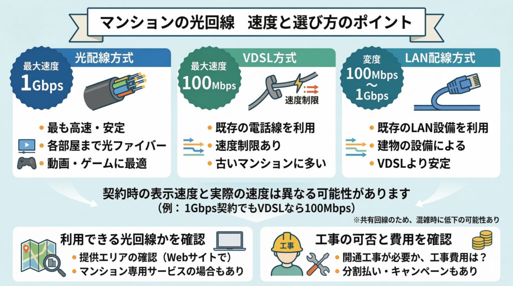 マンションの配線方式